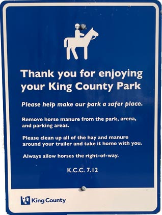 Horse Arena Sign