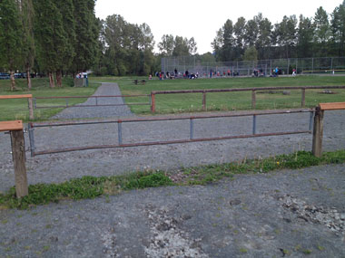 Fall City Park new gate 2014