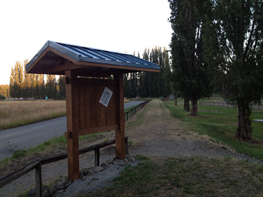 Fall City Park new kiosk 2014